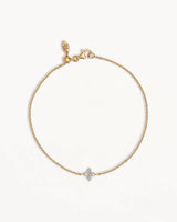 CRYSTAL BLOOM BRACELET in 18K Gold Vermeil from By Charlotte