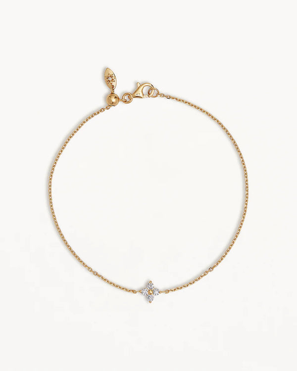 CRYSTAL BLOOM BRACELET in 18K Gold Vermeil from By Charlotte