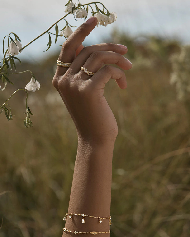 NO RAIN NO FLOWERS BRACELET | 18k Gold Vermeil