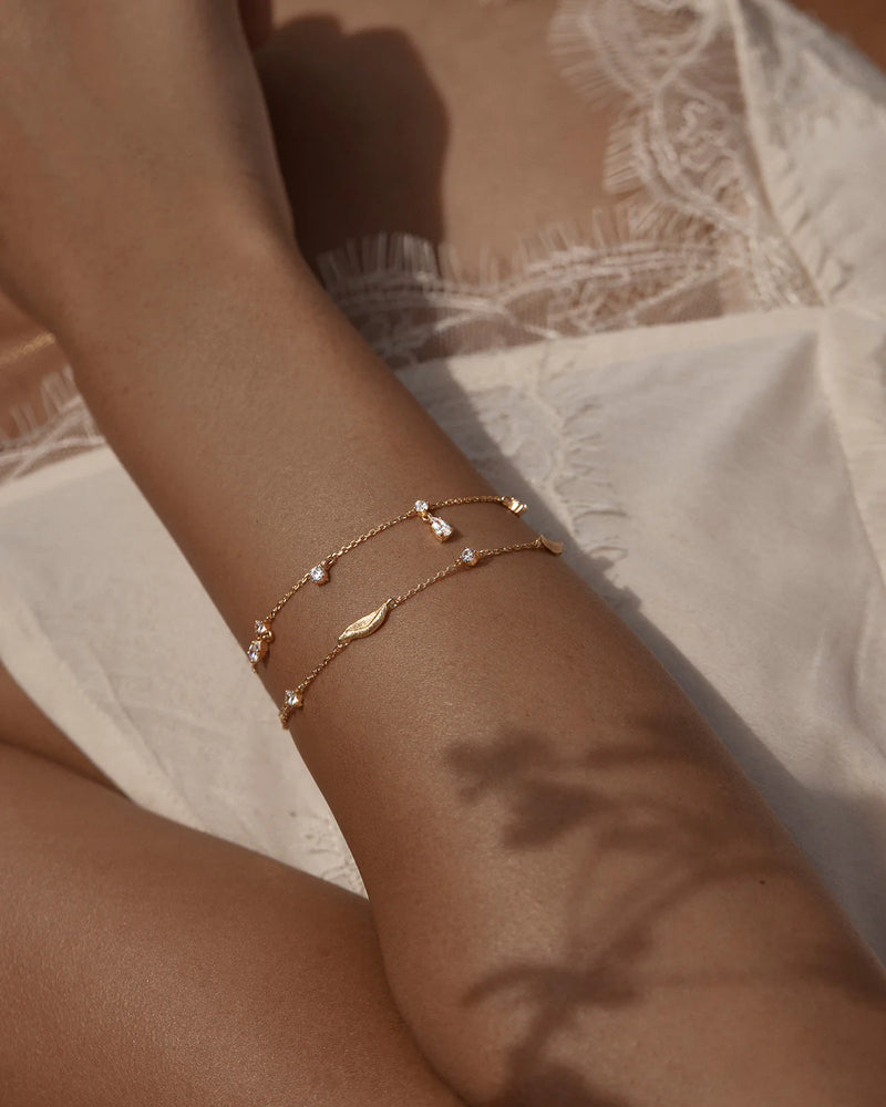 NO RAIN NO FLOWERS BRACELET | 18k Gold Vermeil