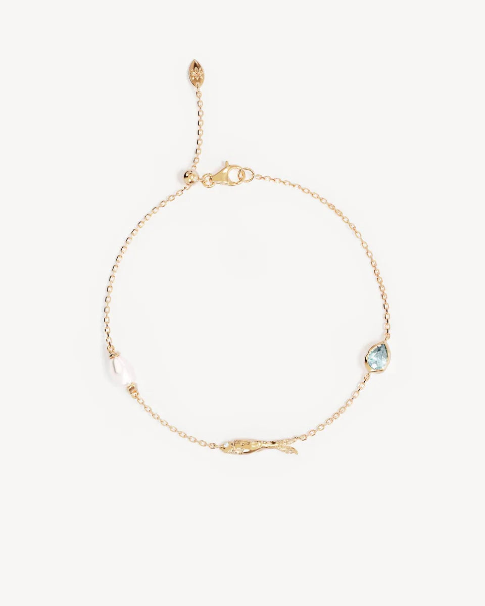 WISHING BRACELET in 18K Gold Vermeil from By Charlotte
