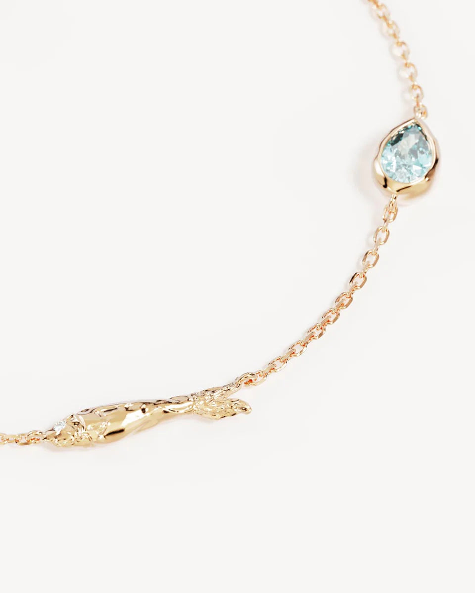 WISHING BRACELET in 18K Gold Vermeil from By Charlotte