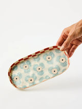 PARADIS BLUE FLOWER TRAY by Jones & Co