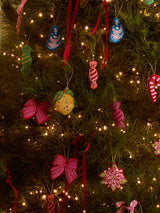 Christmas Decoration in Lemon Yellow Beaded by Bonnie and Neil