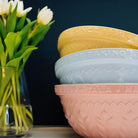 TALA STONEWARE MIXING BOWL in Yellow Corn Design by Tala