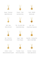 BIRTH FLOWER NECKLACE | GOLD - Darling & Domain