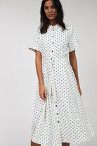 BLAKE MIDI DRESS in Dot Print by Lollys Laundry