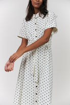 BLAKE MIDI DRESS in Dot Print by Lollys Laundry