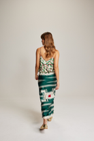 BLAKELY SLIP SKIRT in Sporty Jade from Me369