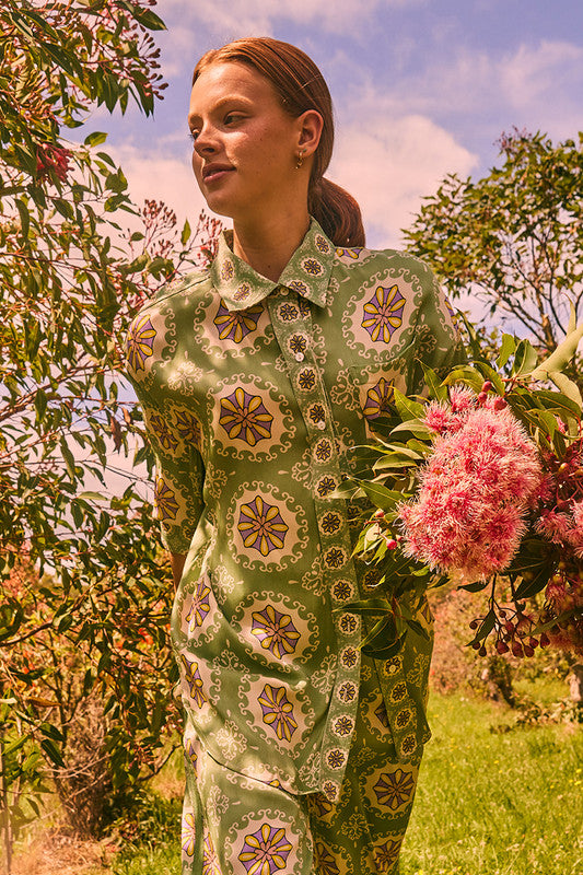 Bohemian Traders Easy Fit Shirt in Meadow Print available from Darling and Domain in Mosman Park Perth WA