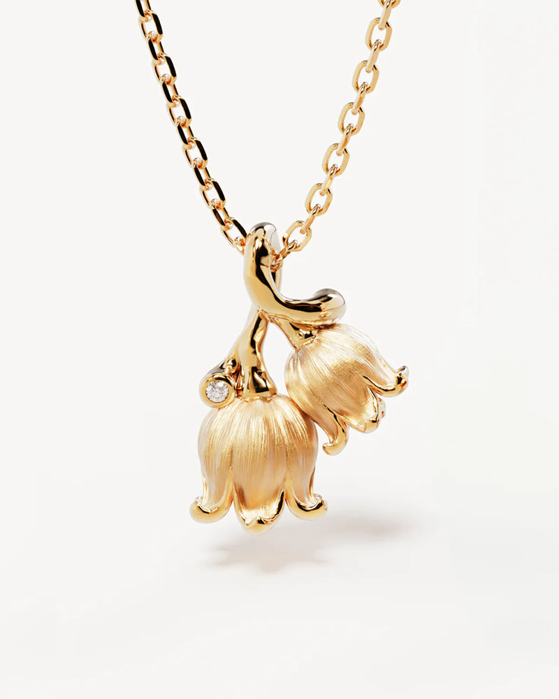 BIRTH FLOWER NECKLACE | GOLD