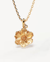 BIRTH FLOWER NECKLACE | GOLD