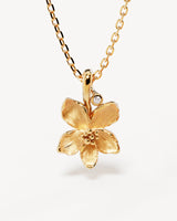 BIRTH FLOWER NECKLACE | GOLD