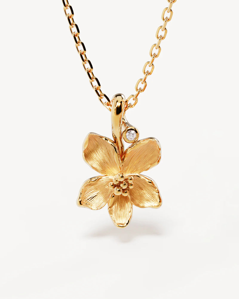 BIRTH FLOWER NECKLACE | GOLD