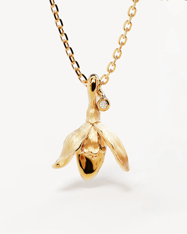 BIRTH FLOWER NECKLACE | GOLD