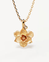 BIRTH FLOWER NECKLACE | GOLD