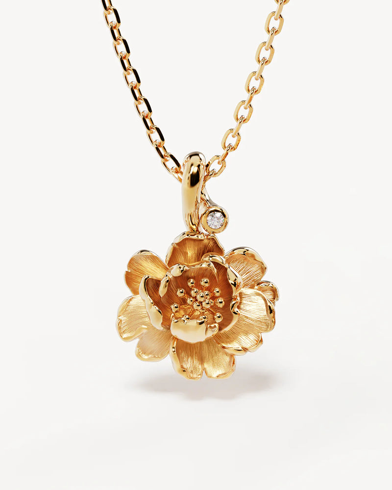 BIRTH FLOWER NECKLACE | GOLD