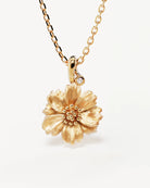 BIRTH FLOWER NECKLACE | GOLD - Darling & Domain