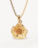 BIRTH FLOWER NECKLACE | GOLD