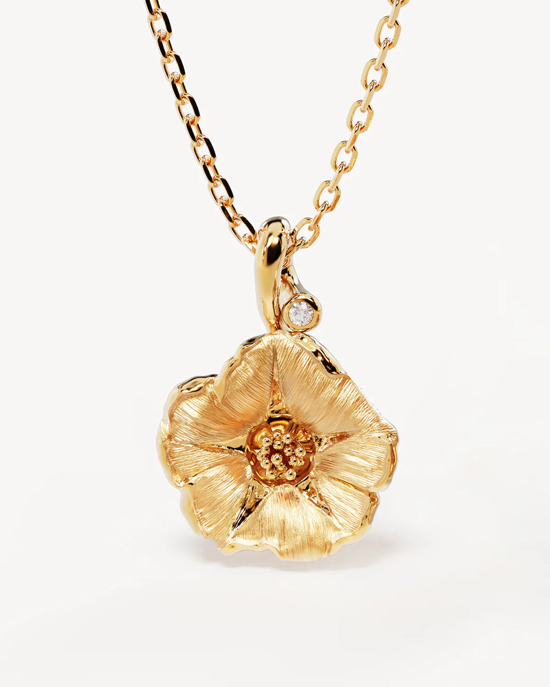 BIRTH FLOWER NECKLACE | GOLD