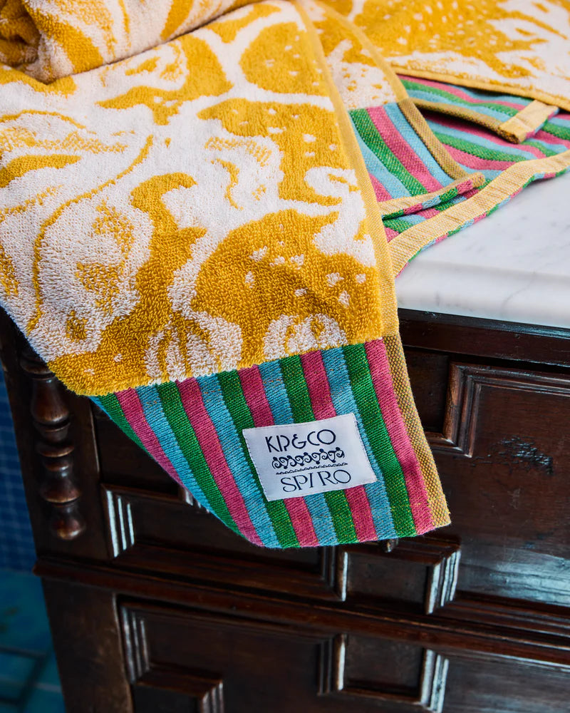 ANNA SPIRO ELSTERNWIG FIG TERRY HAND TOWEL from the amazing range of Kip & Co 