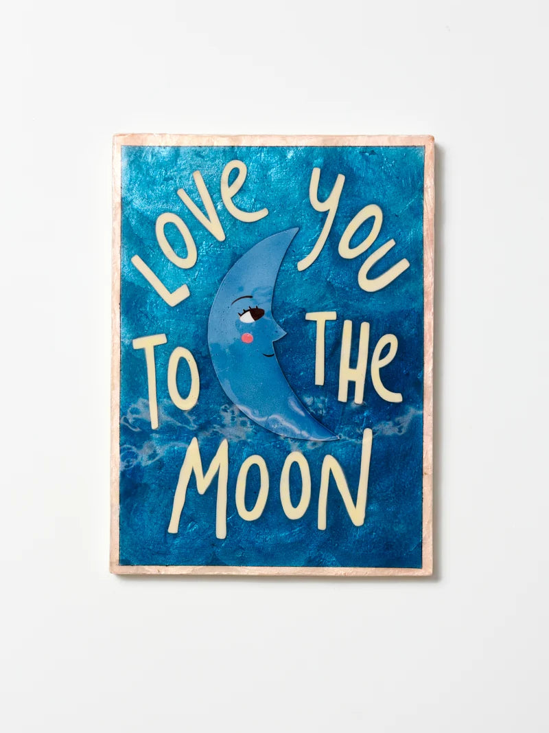 FUN HOUSE WALL TILE in Moon by Jones & Co