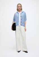 UZZIMD CARDIGAN in Cashmere Blue by Modstrom