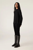 CASHWOOL CABLE JUMPER | Black - Darling & Domain