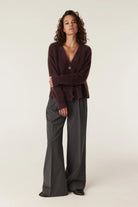 BRUSHED CASHWOOL V CARDIGAN | Shiraz - Darling & Domain