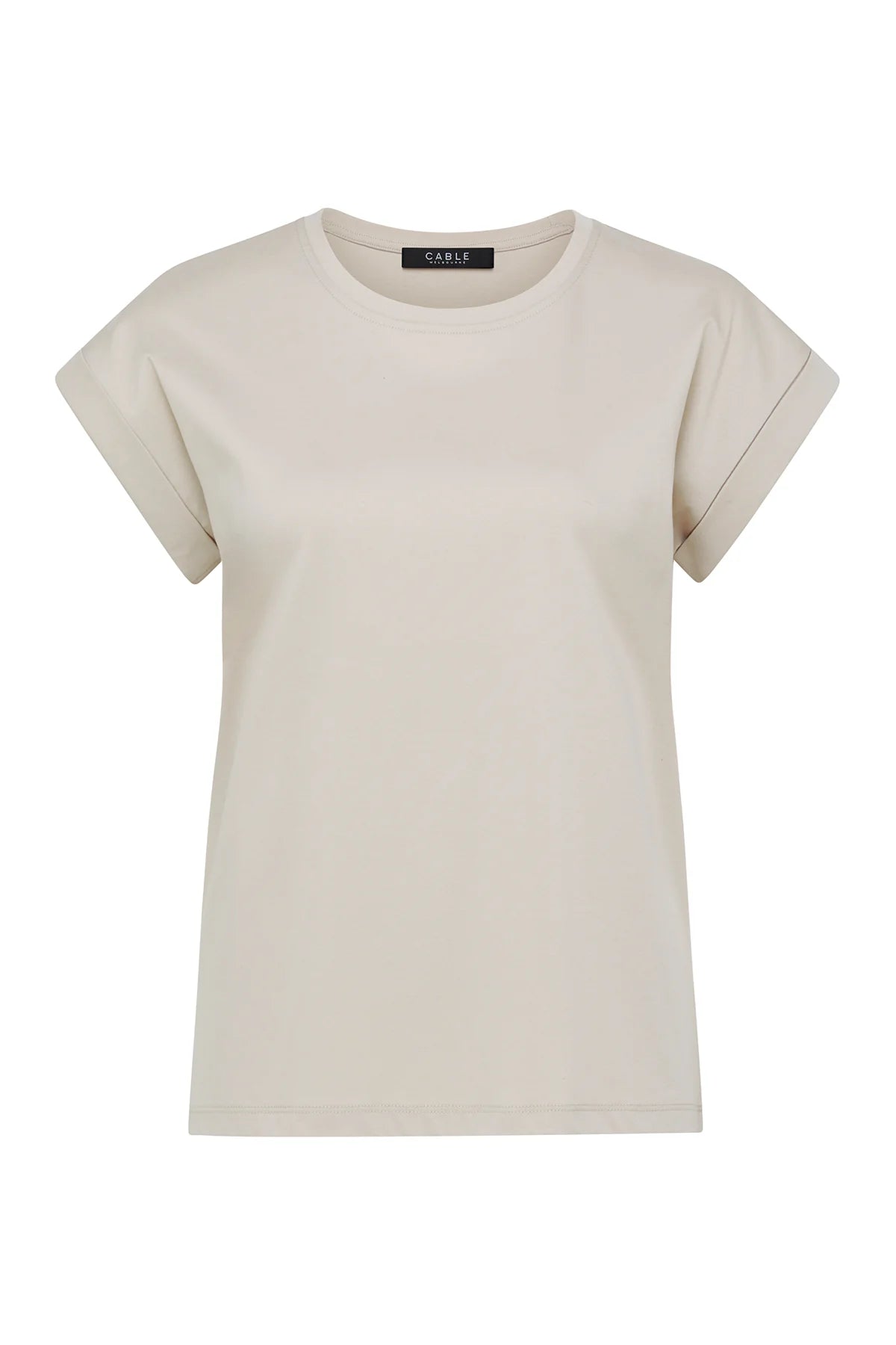 PIMA TEE | Stone - Darling & Domain