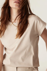 PIMA TEE | Stone