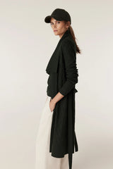 THE VICTORIA MERINO CARDIGAN | Moss