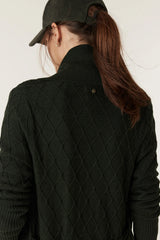 THE VICTORIA MERINO CARDIGAN | Moss