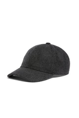 WOOL CASHMERE CAP | Charcoal
