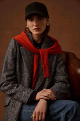WOOL CASHMERE CAP | Charcoal