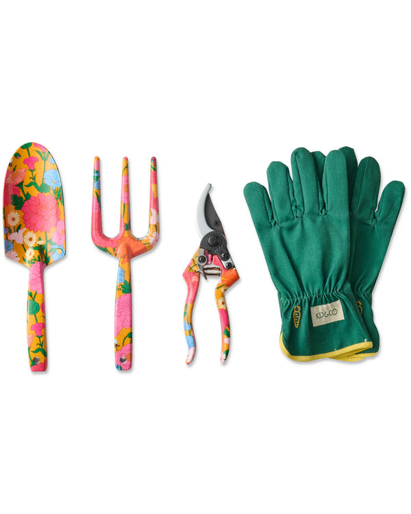 GARDEN TOOLS + GLOVES SET | Follow The Sun Yellow