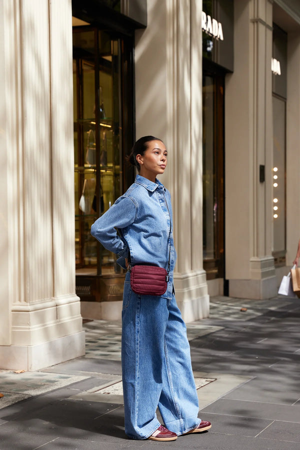 CLOUD MINI BASE BAG in Burgundy by Base Supply