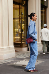 CLOUD MINI BASE BAG in Burgundy by Base Supply