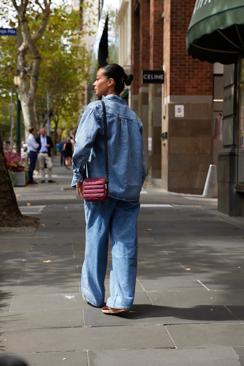 CLOUD MINI BASE BAG in Burgundy by Base Supply