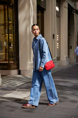 CLOUD MINI BASE BAG in Cherry Red by Base Supply