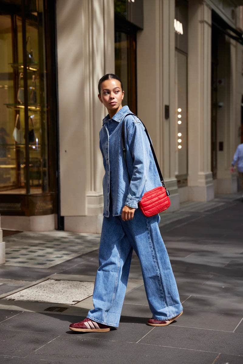 CLOUD MINI BASE BAG in Cherry Red by Base Supply
