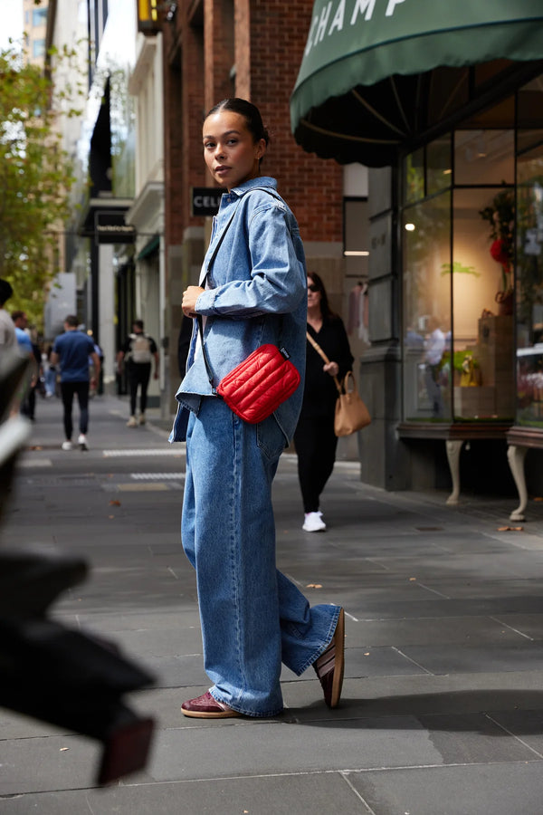 CLOUD MINI BASE BAG in Cherry Red by Base Supply