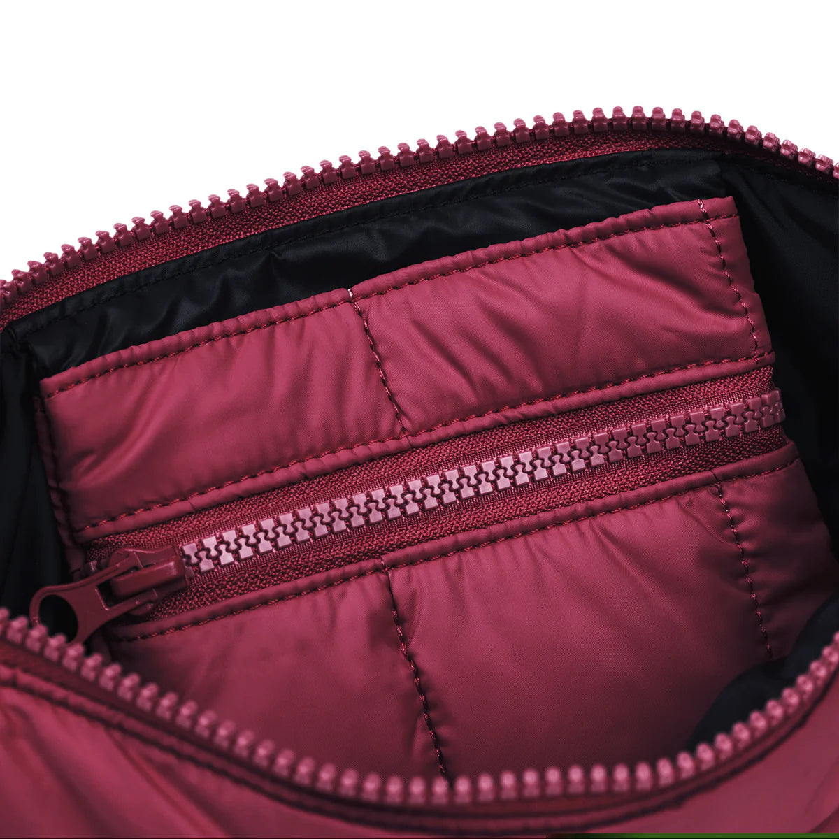 CLOUD STASH BASE CROSSBODY BAG in Burgundy by Base Supply
