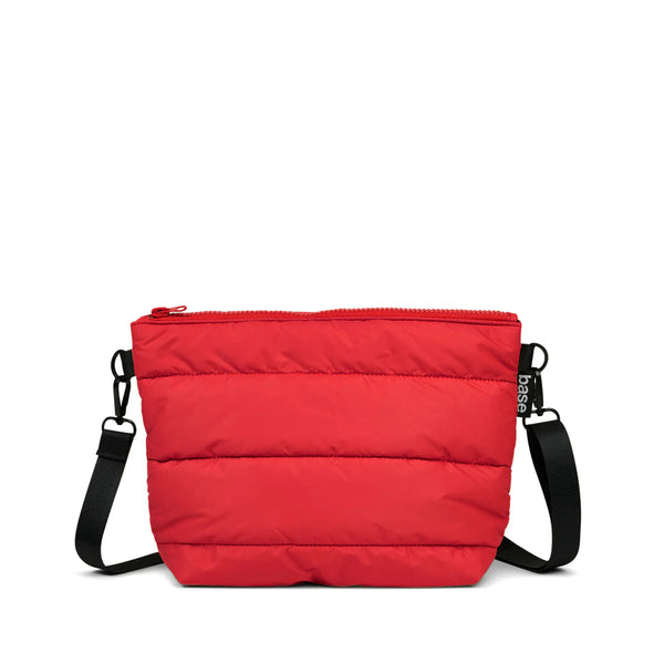 CLOUD STASH BASE CROSSBODY BAG in Cherry Red by Base Supply