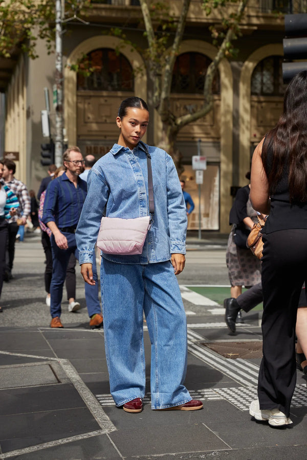CLOUD STASH BASE CROSSBODY BAG in Peony by Base Supply