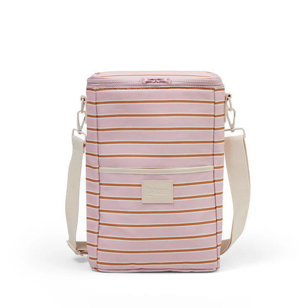 BOTTLE BASE in Soft Pink + Rust Stripe by Base Supply