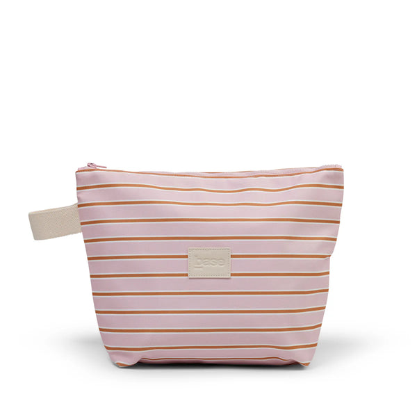WET BASE LARGE in Soft Pink + Rust Stripe by Base Supply