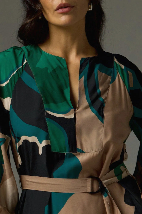CONVEY DRESS in Organic Botanic from Zoe Kratzmann