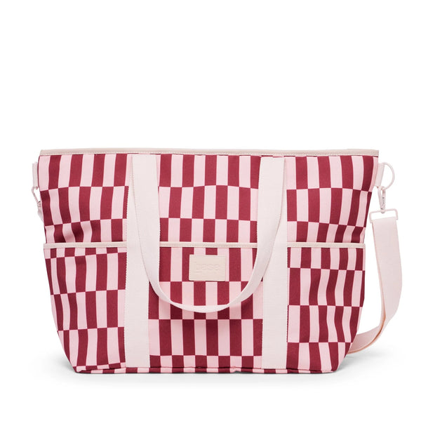 COOLER BASE COAST in Burgundy + Peony Check by Base Supply