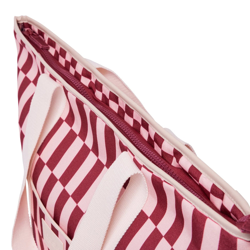 COOLER BASE COAST in Burgundy + Peony Check by Base Supply